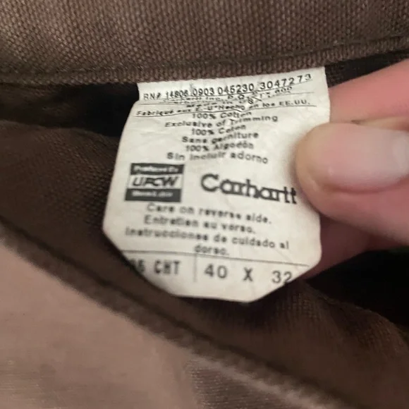 40x32 BWT Vintage Carhartt Double knee - Picture 2 of 5